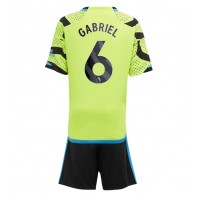 Arsenal Gabriel Magalhaes #6 Replica Away Minikit 2023-24 Short Sleeve (+ pants)